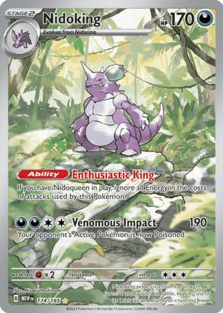 Pokemon TCG Scarlet & Violet 151 - Nidoking-174/165
