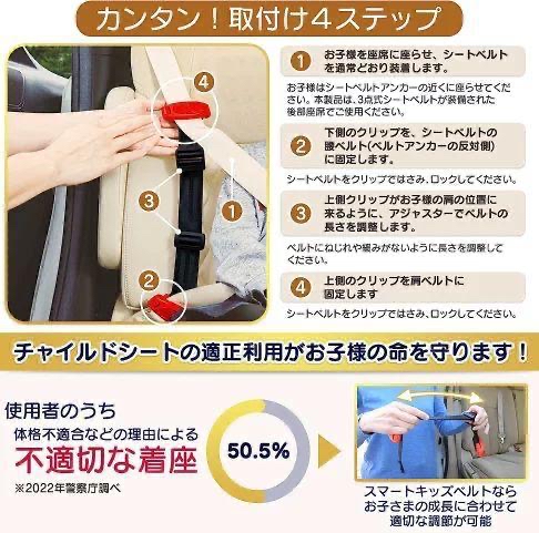 🇵🇱波蘭製造METEOR Smart Kids Belt汽車用便攜式 小童專用安全帶扣 