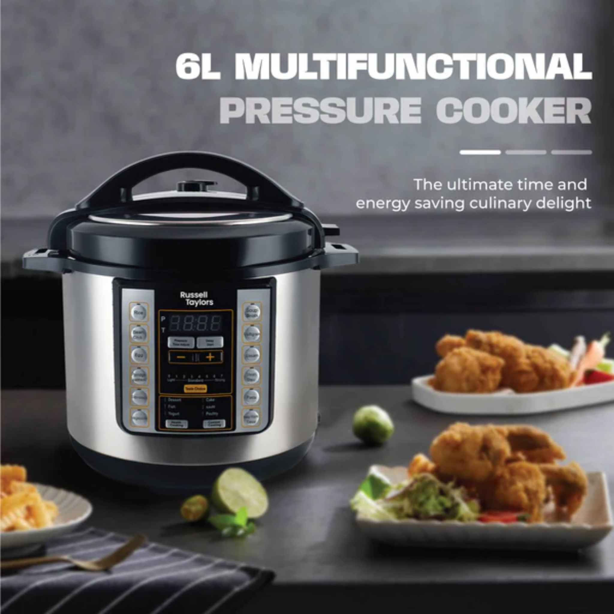 Russell Taylors 6L Electric Pressure Cooker (PC6)
