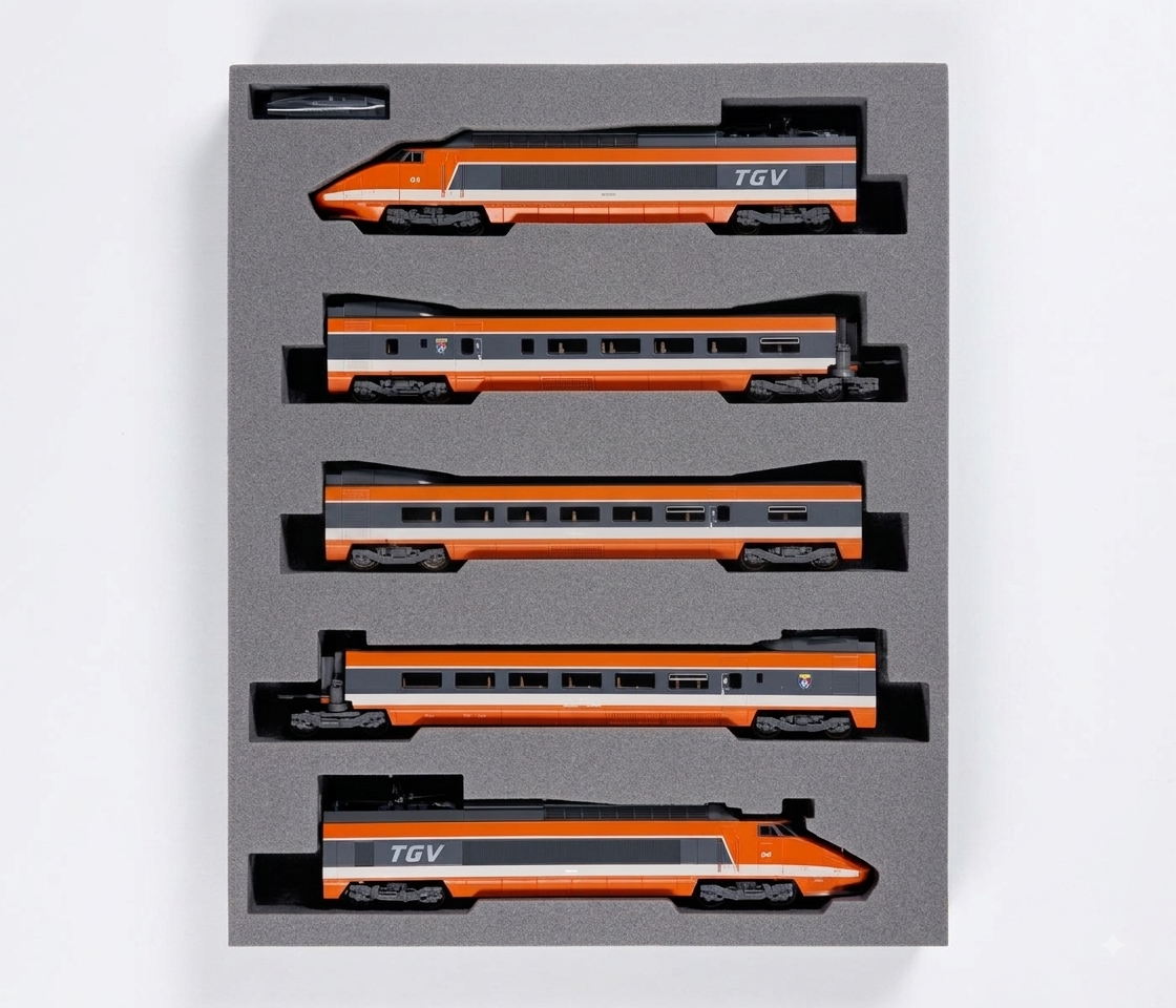  Kato TGV Sud-Est N-scale 5節基本組 