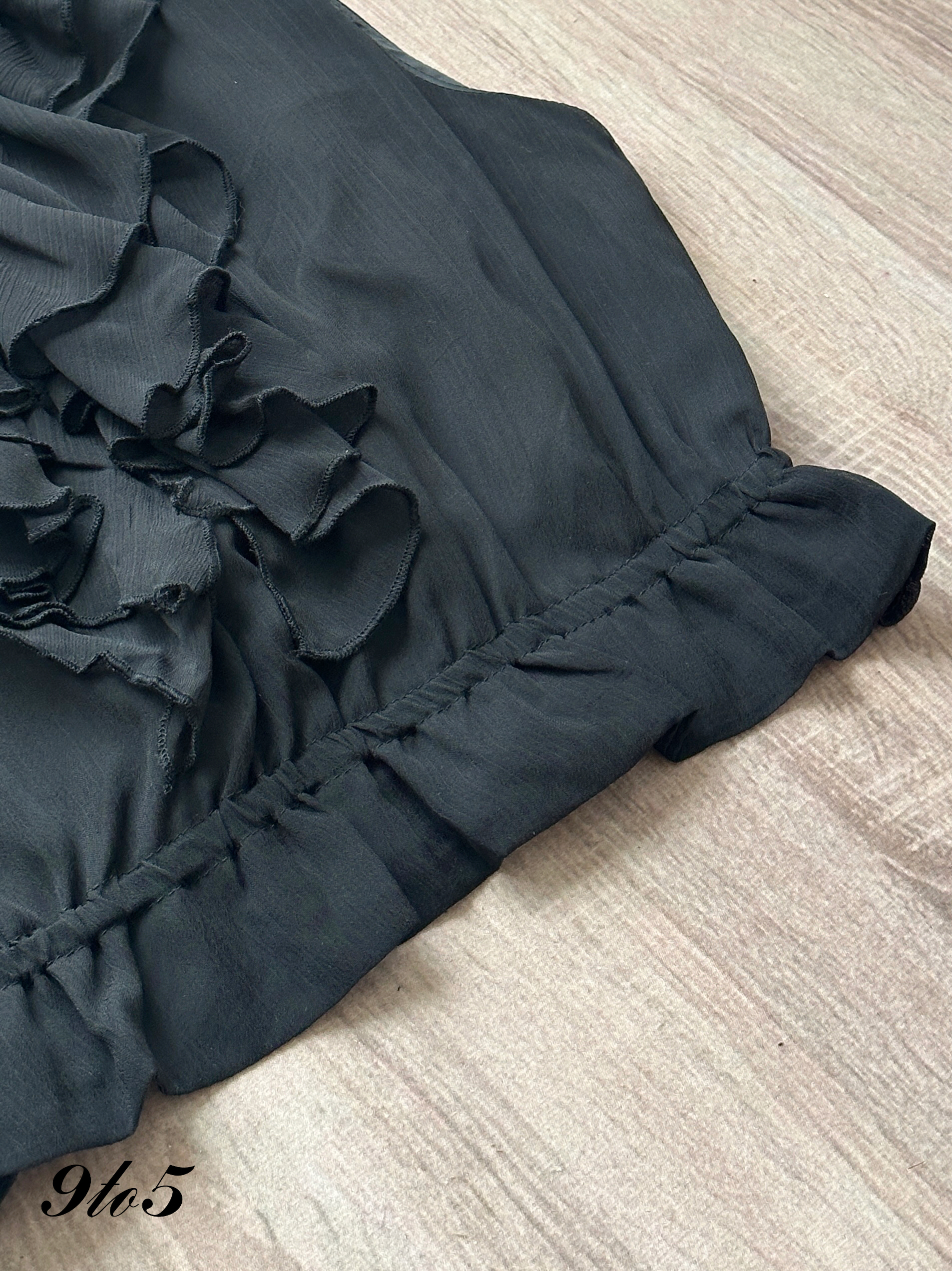 T4266 Sleeveless Ruffle Top - 3 Colors 