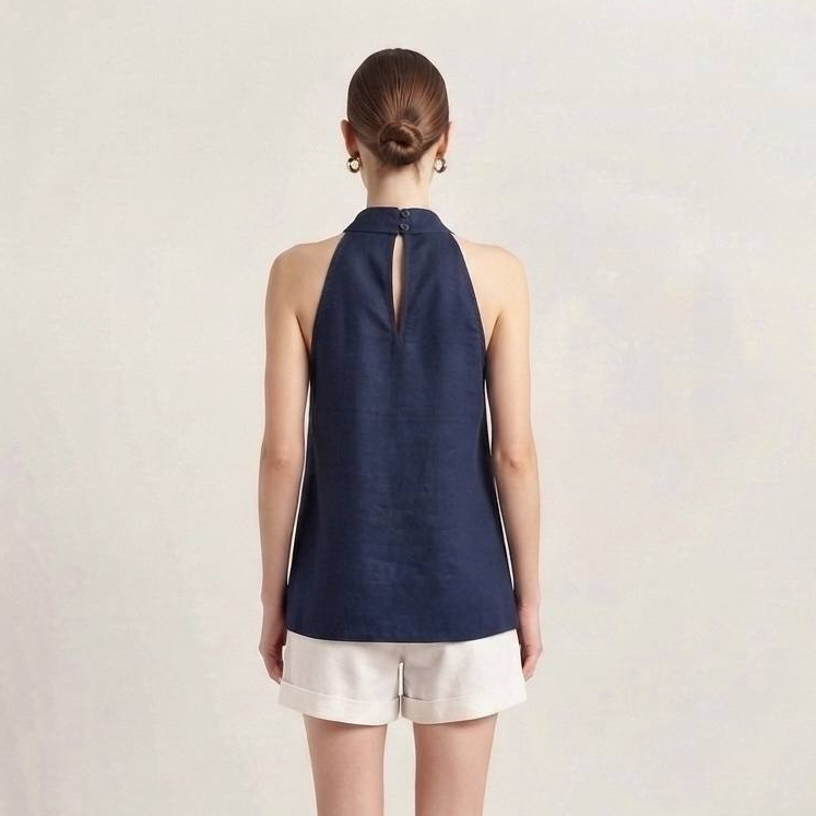 W6313A - Sleeveless Tunic