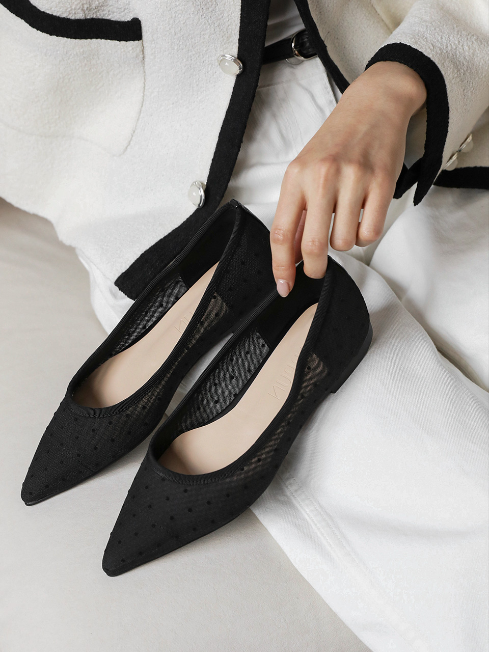 [代購] Sappun Stella Mesh Flats (1cm)