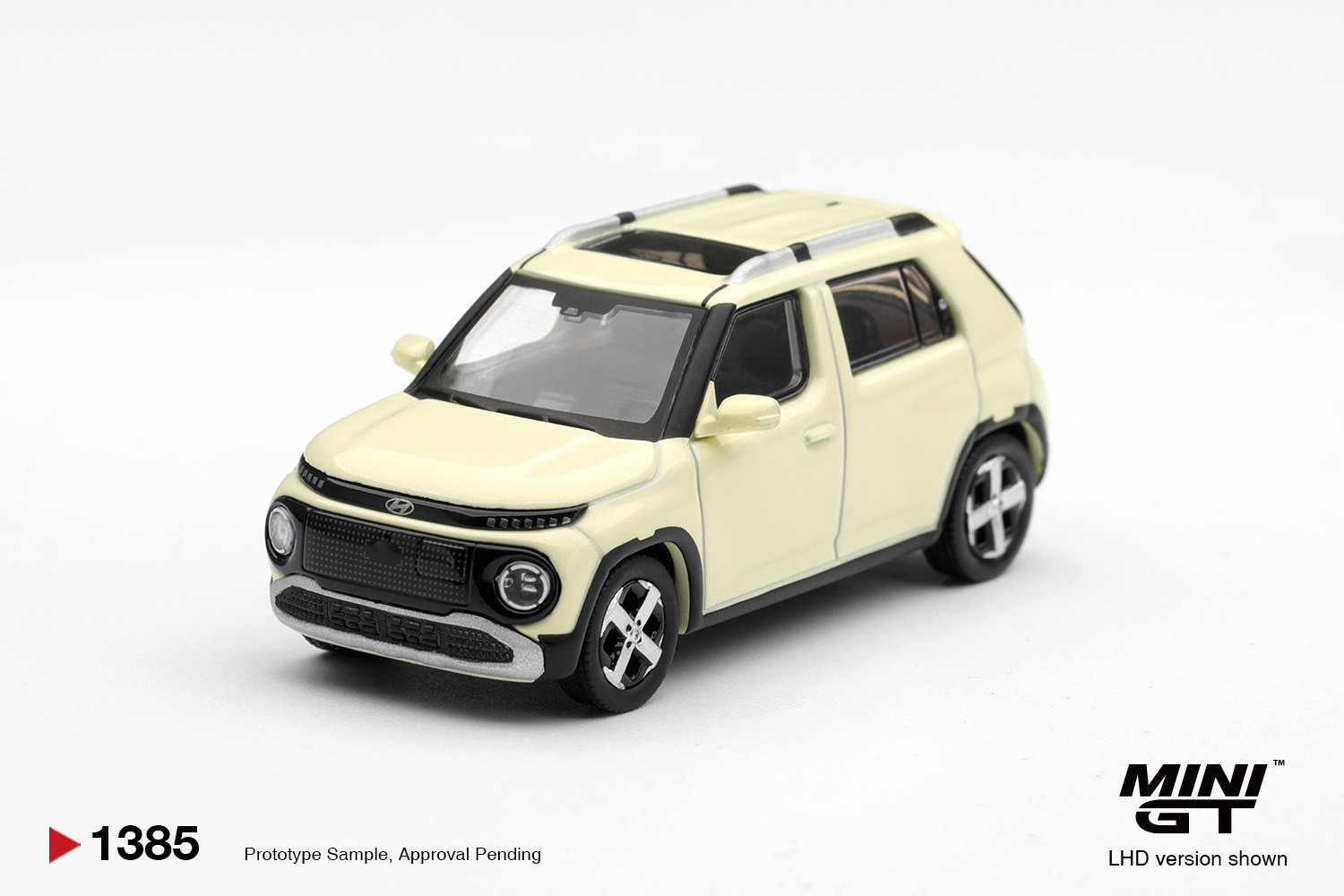 Pre Order MINI GT ( MGT01385 ) Hyundai Casper Butter Cream Yellow Pearl｜ MINIGT 預訂優惠價 Pre-Order Price: HK$85