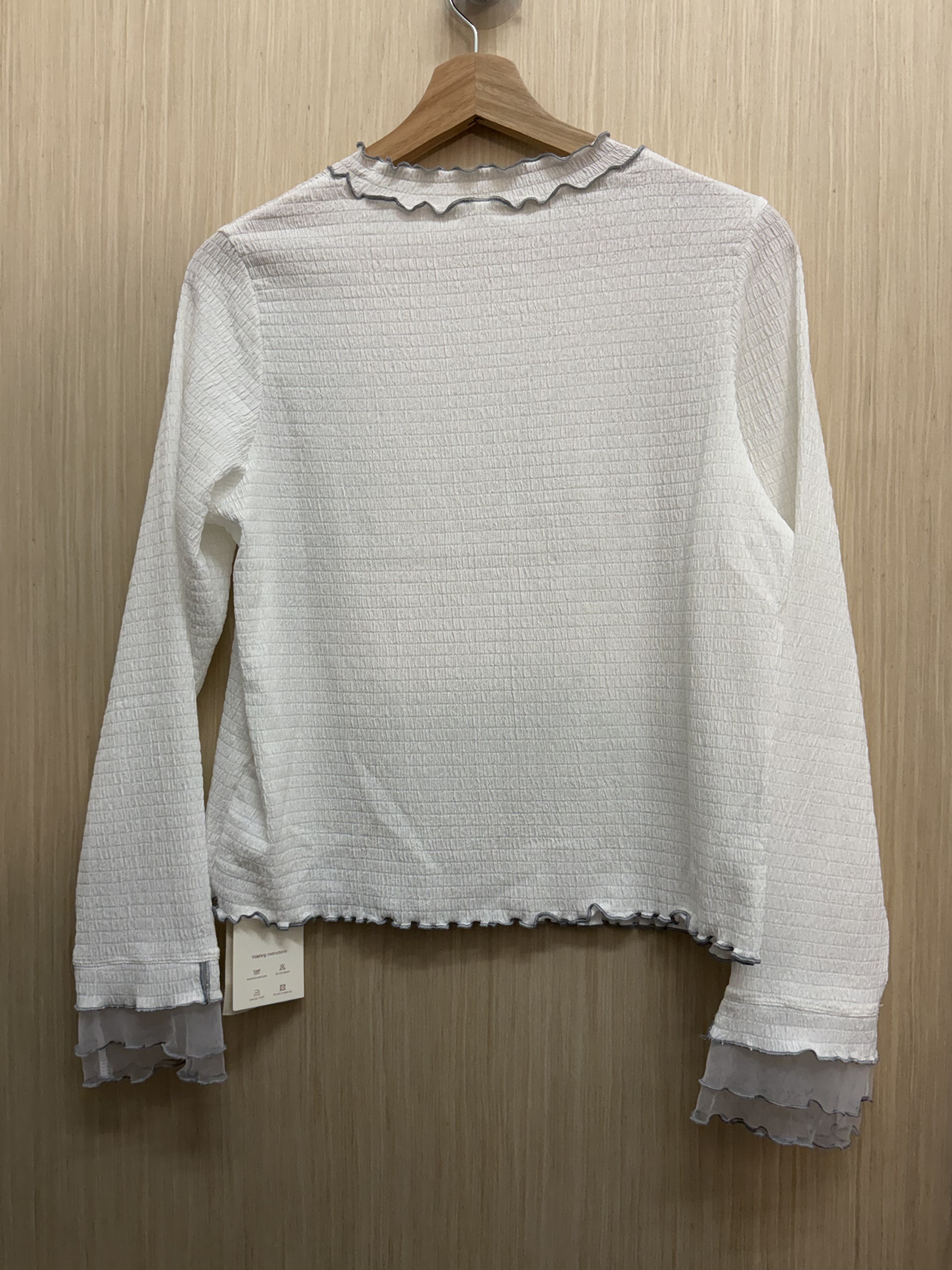 𝐝𝐨𝐮𝐛𝐥𝐞領拼紗袖𝐭𝐨𝐩