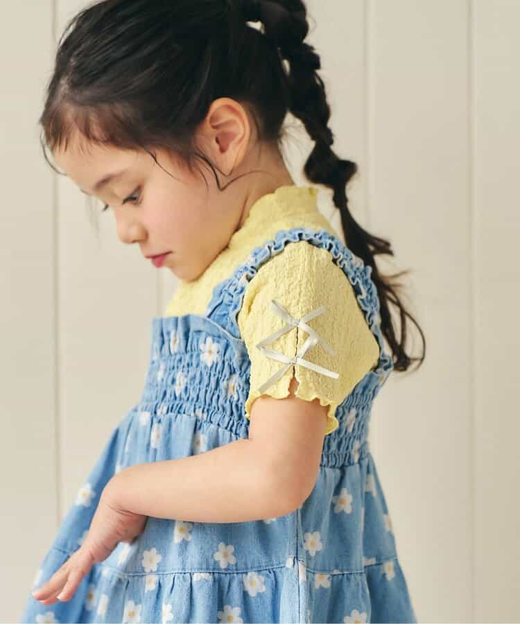 🇯🇵預訂 日本直送🇯🇵Apres les cours五色絲帶花邊皺紋短袖上衣