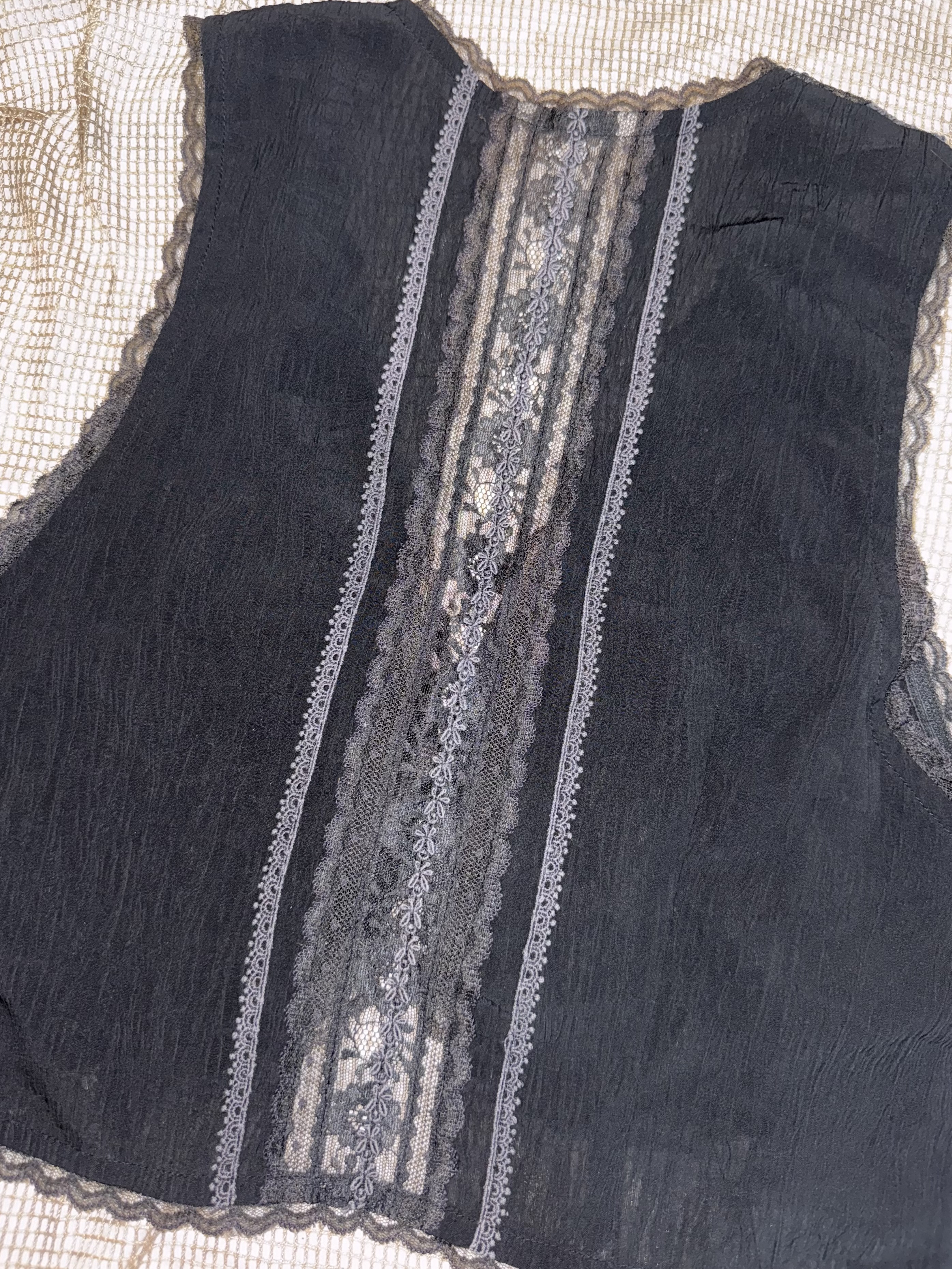 Vintage Lace Waistcoat