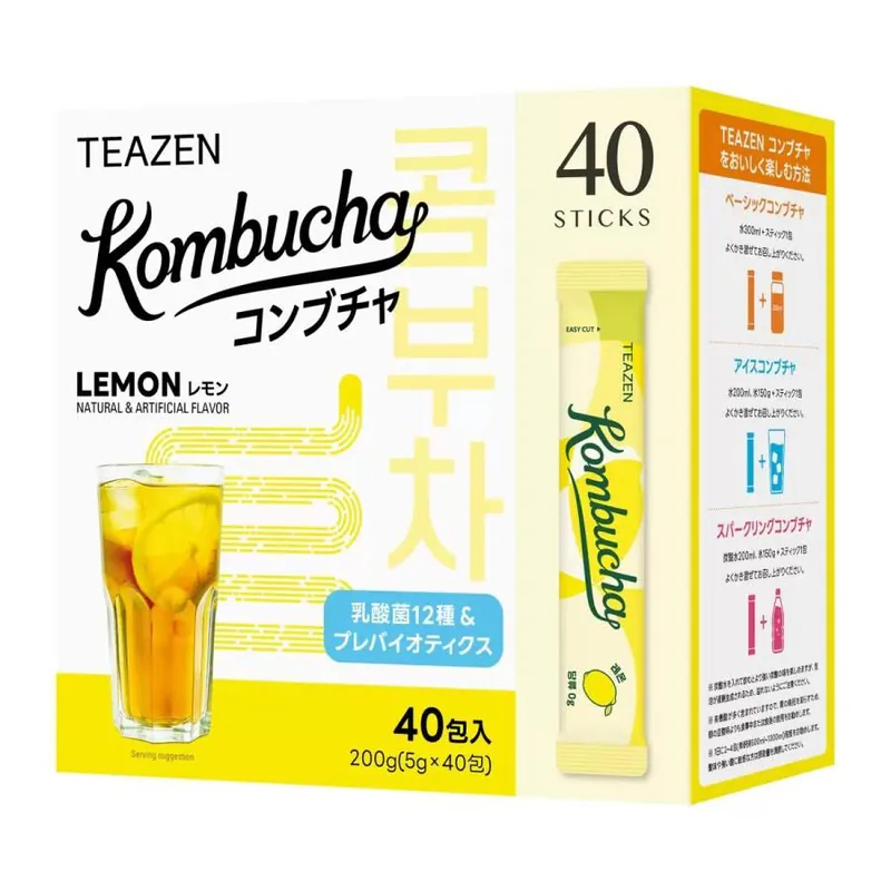 日本🇯🇵Costco快閃 🌟本週特價🌟Costco代購 TEAZEN 康普茶檸檬口味 40包