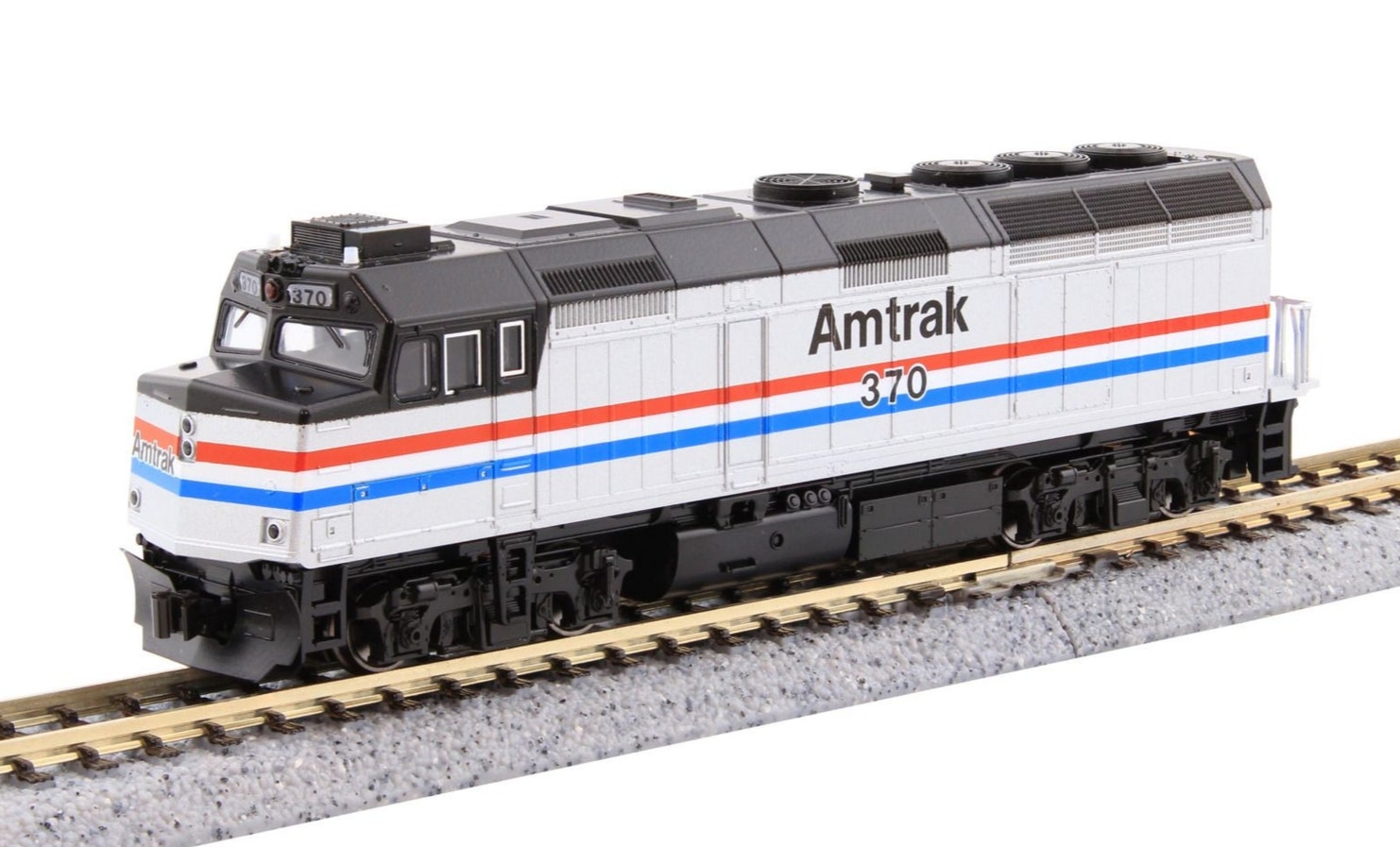 Kato 美鐵 Amtrak® F40PH 柴油機車與 Superliner® Phase III 雙層客車 4 輛組（預裝 DCC 數碼音效版）