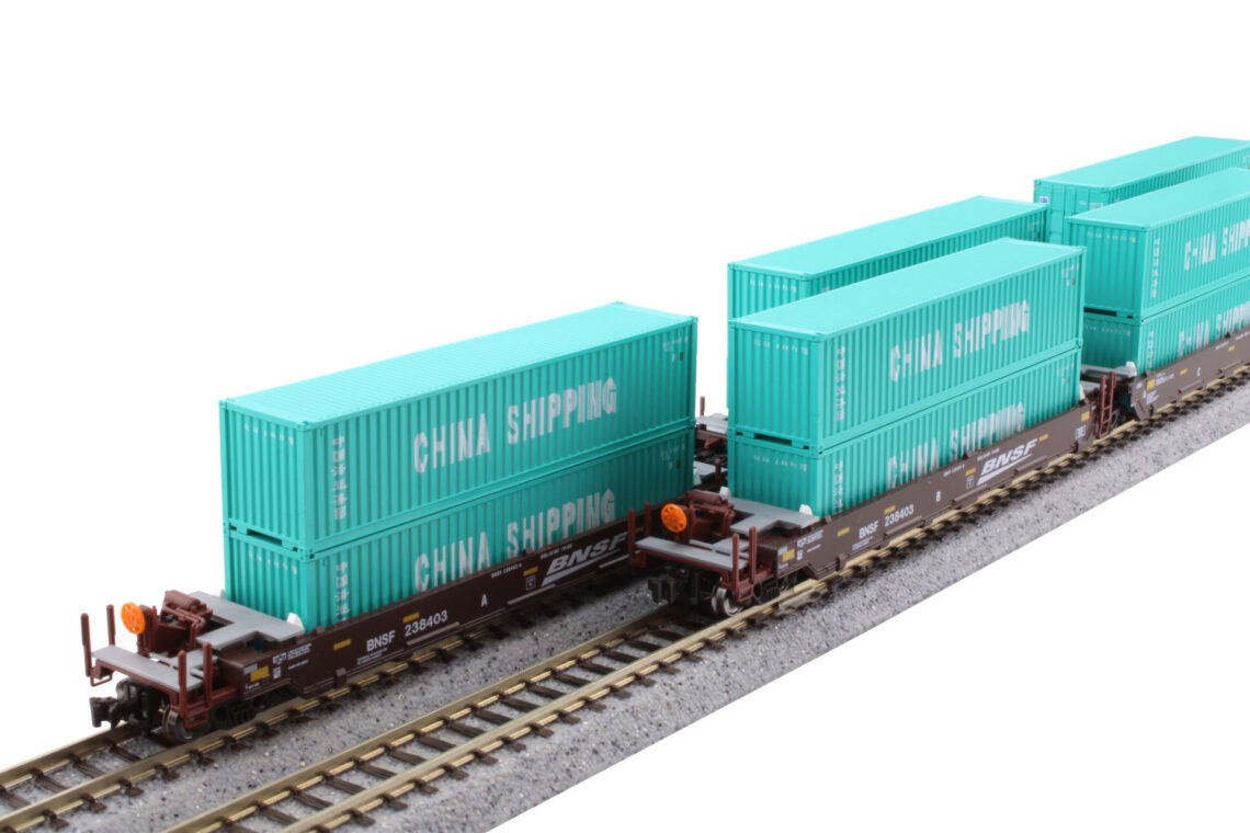 Gunderson MAXI-I Double Stack Car Kato #106-6211 5 unit set