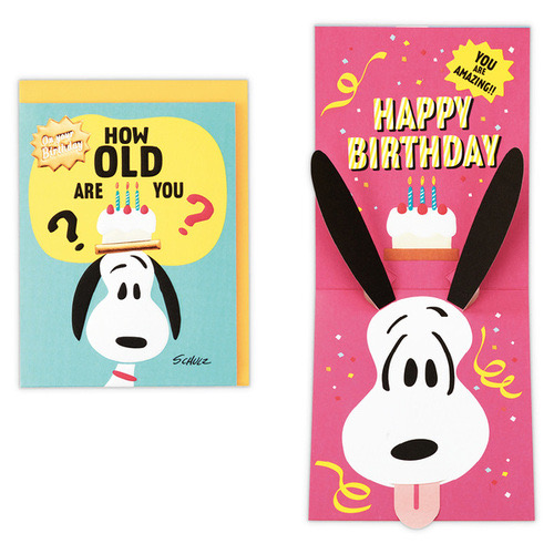 Snoopy x Hallmark 生日卡