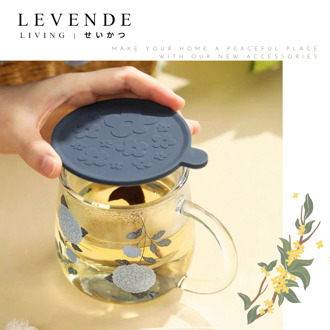 Levende 繡球花高硼硅耐熱玻璃杯