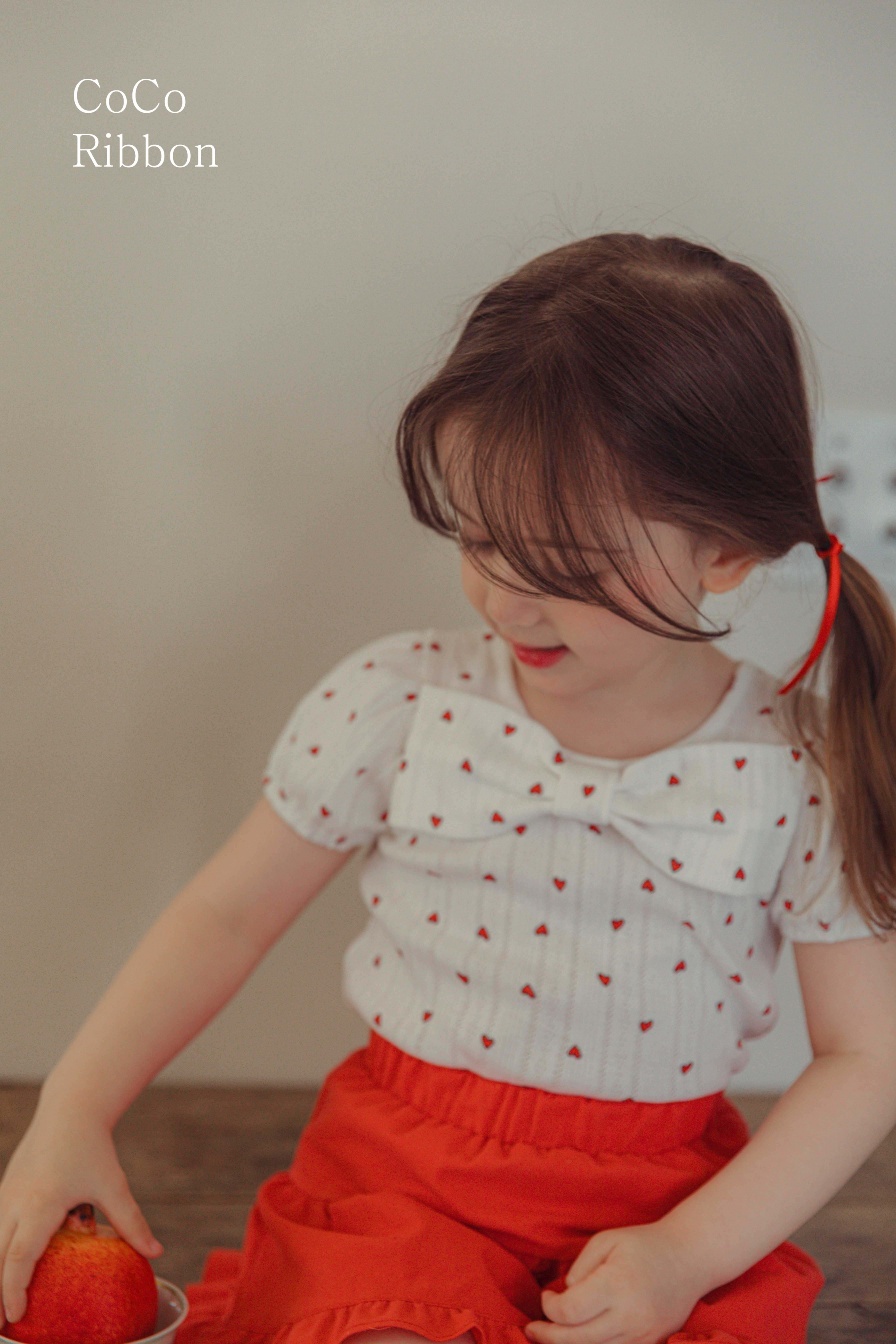 【預訂】 韓國直送 南大門童裝 心心圖案上衣