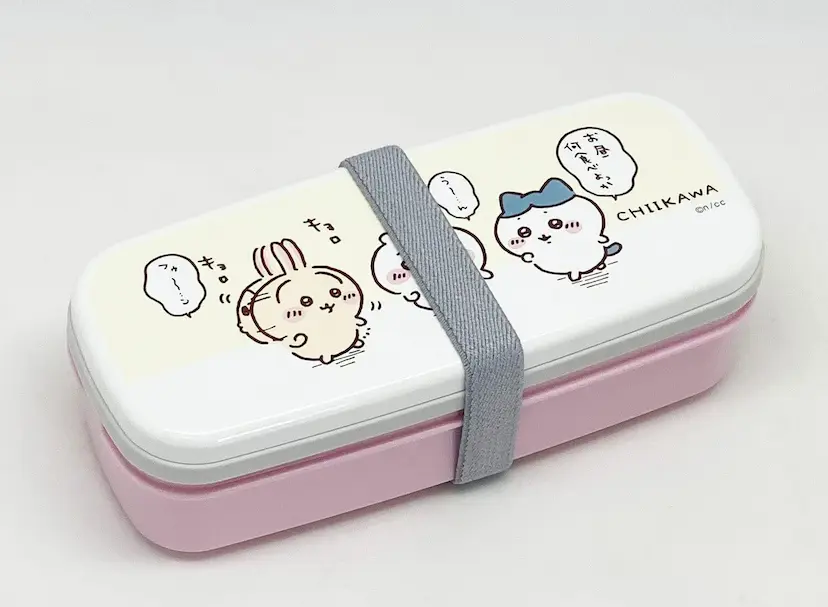 現貨🌸日本直送 |日本製Chiikawa抗菌雙層午餐盒連筷子/微波爐適用便當盒640ML