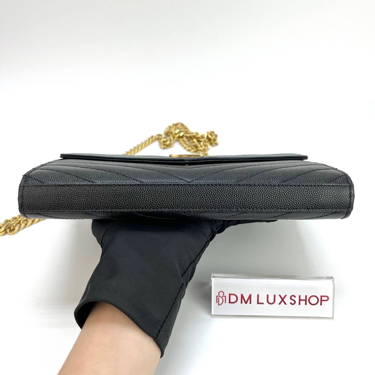 YSL Black Envelope WOC GHW