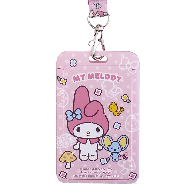 My Melody Plastic Card Holder w/ Neck Strap 証件套連頸繩