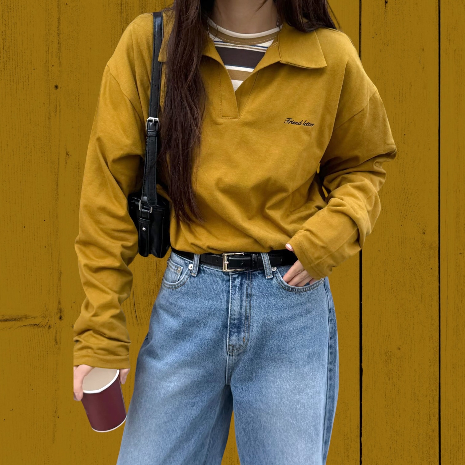 221522 刺繡字Polo Tee