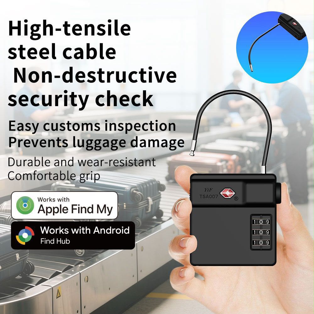 Micflip K05 智慧行李密碼鎖追蹤器 (Smart TSA Luggage Lock)