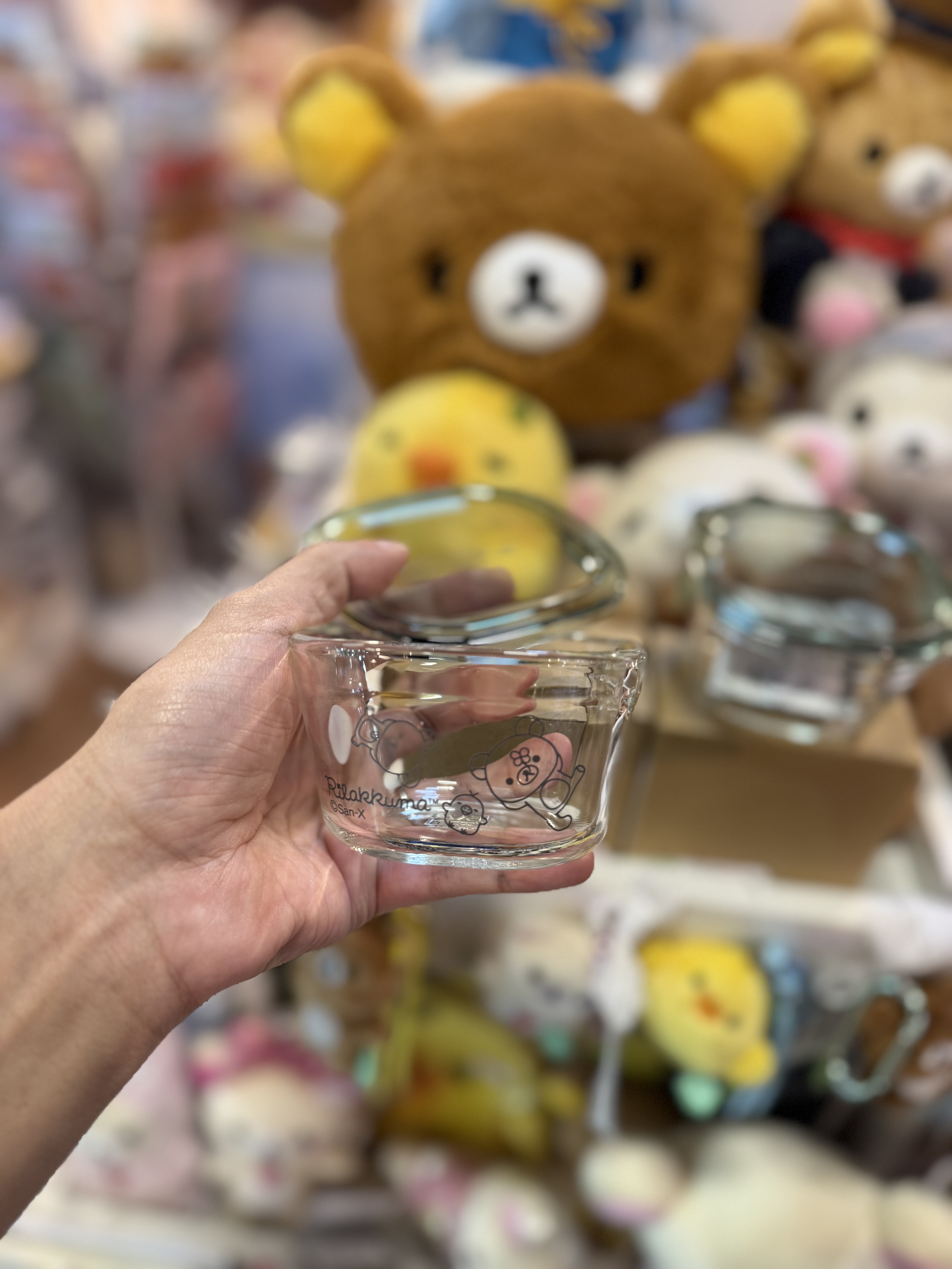 《現貨》全新日本專店限定 Rilakkuma 耐熱玻璃製食物盒（200 ml)