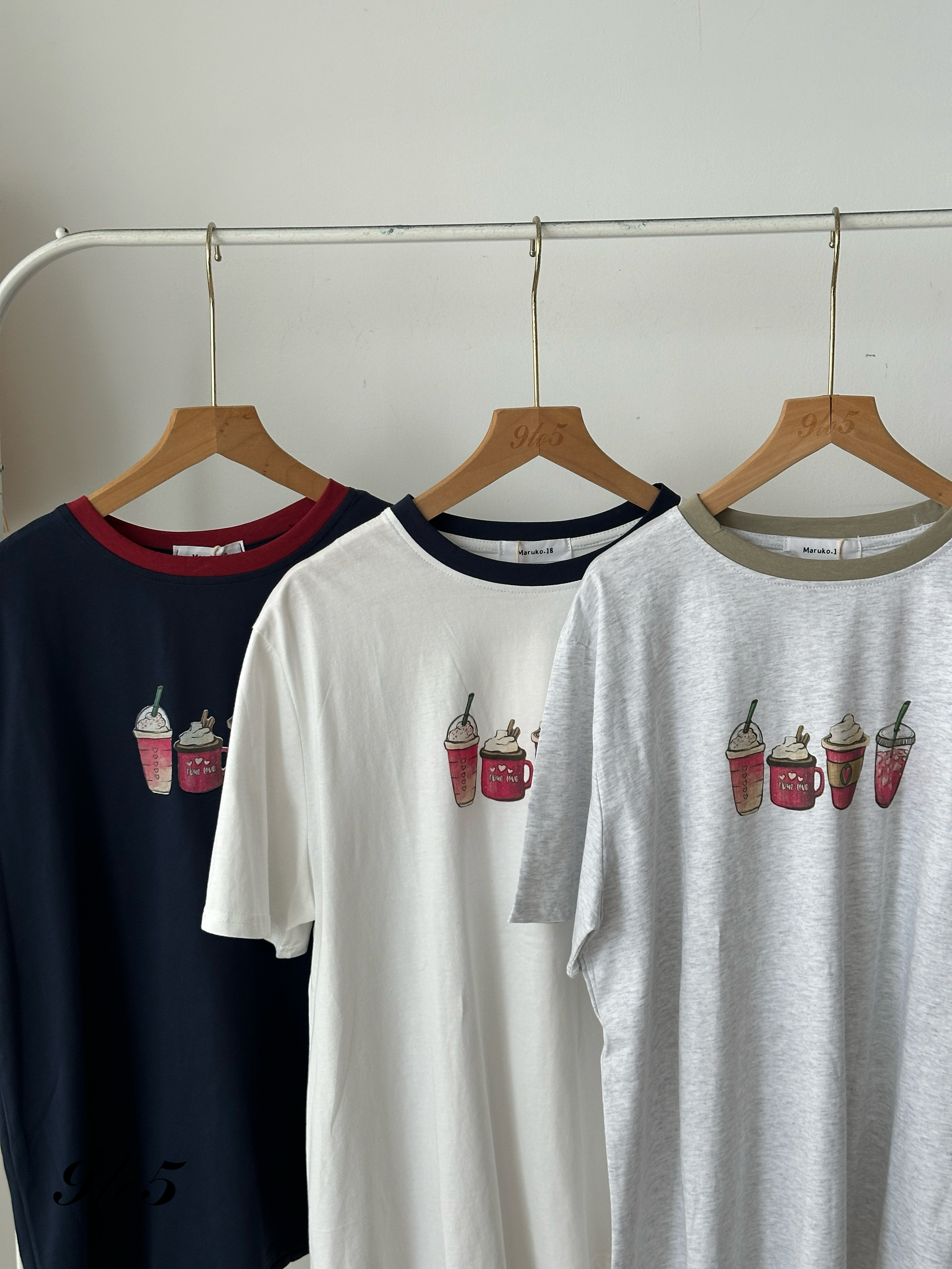 T4038 Printed Casual Tee - 3 Colors 