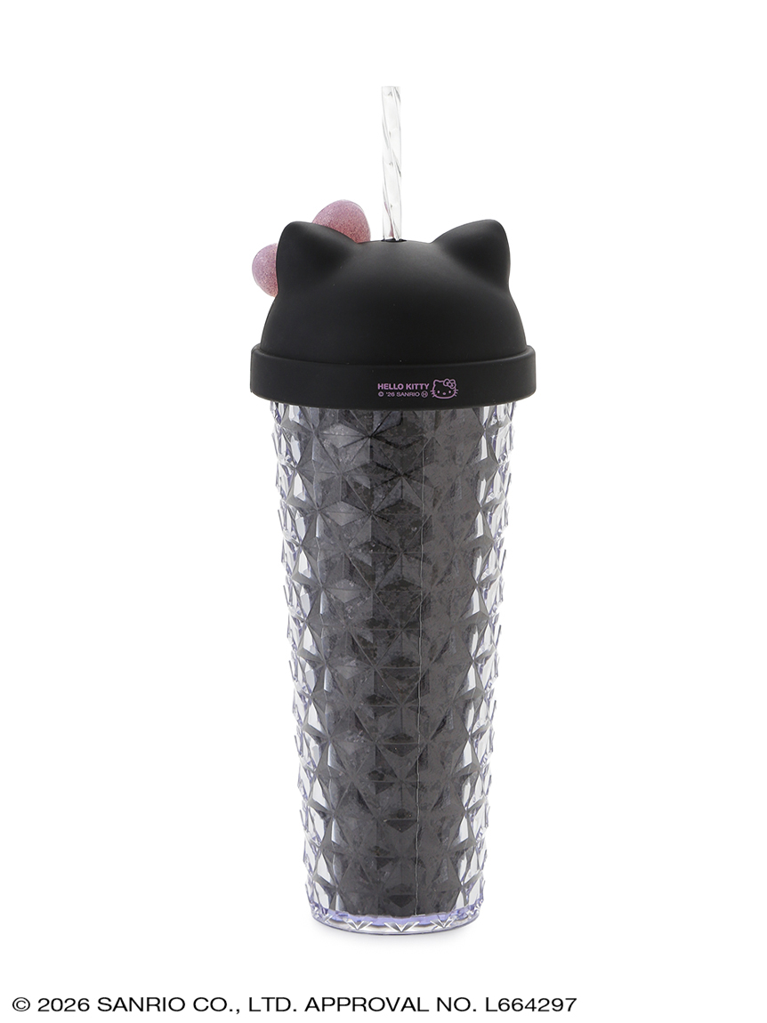 日本預訂📍日本Sanrio House Pink x Black系列 - Kitty黑色水杯 700ml 不包郵