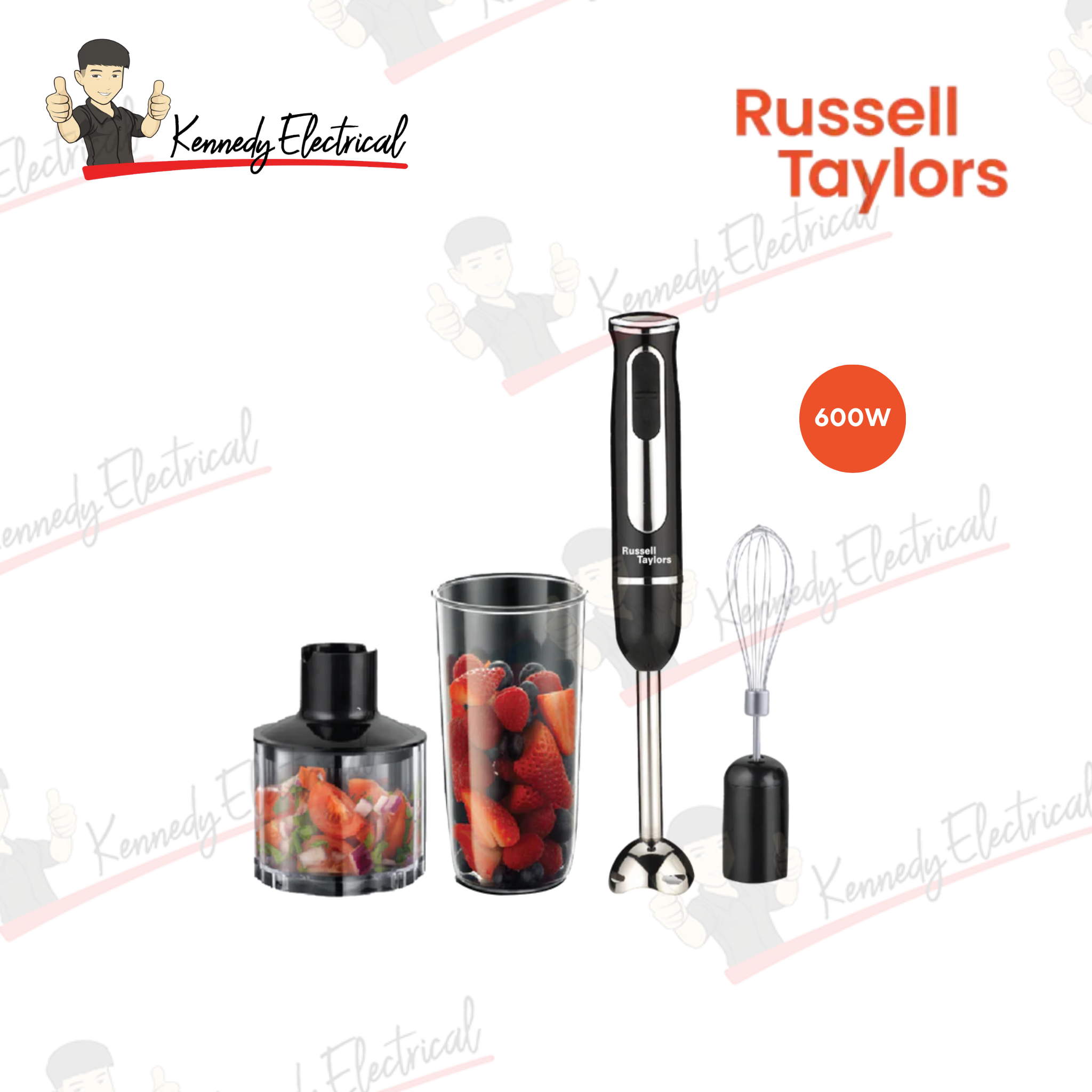 Russell Taylors Hand Blender & Food Processor (HB-6)