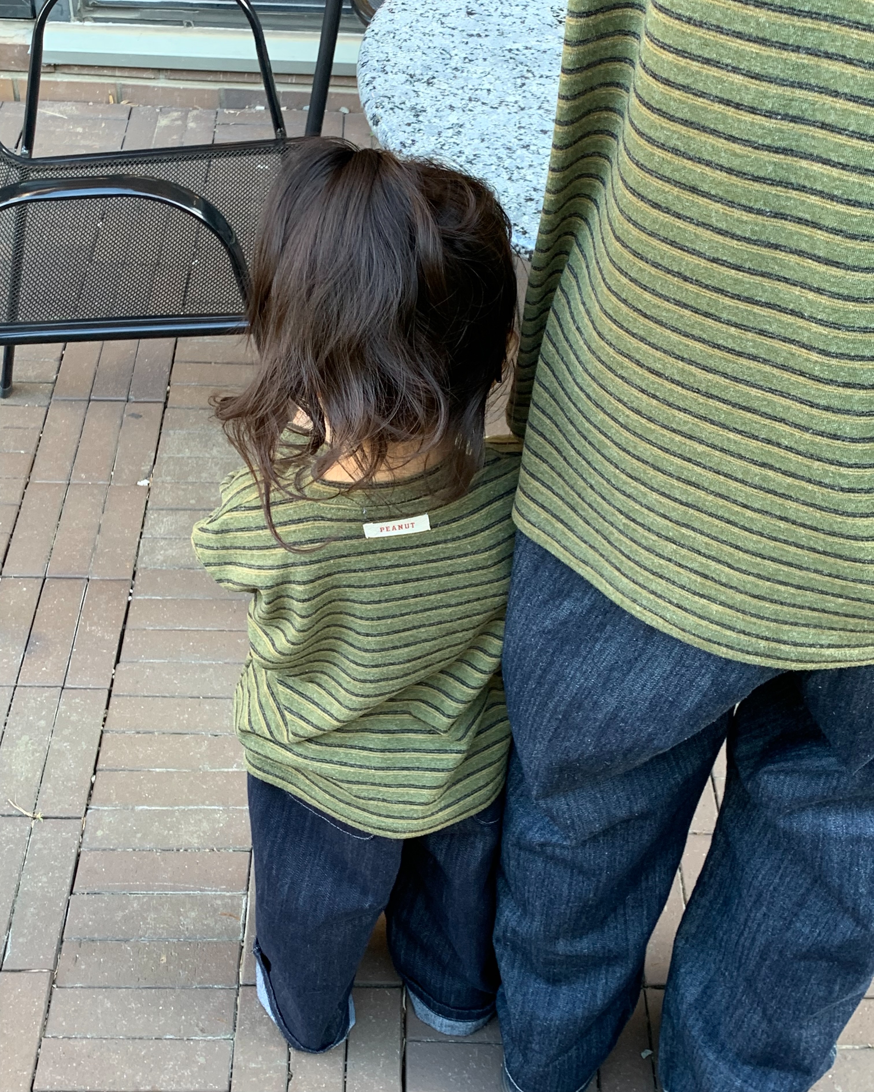 Peanut | Stripe Tee with Adult