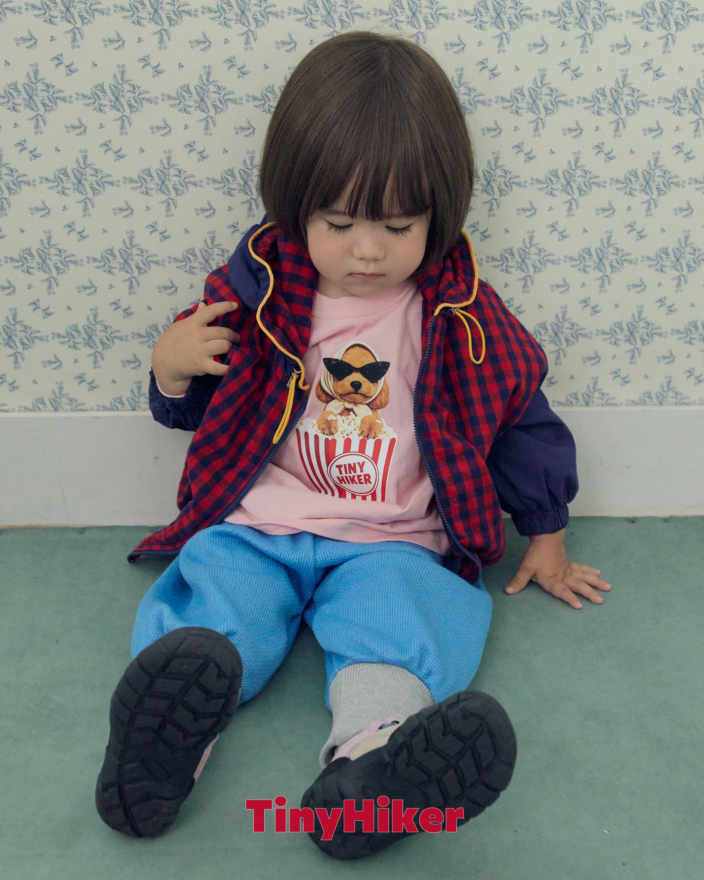 Tiny |  Pposik Check Hoodie Jumper