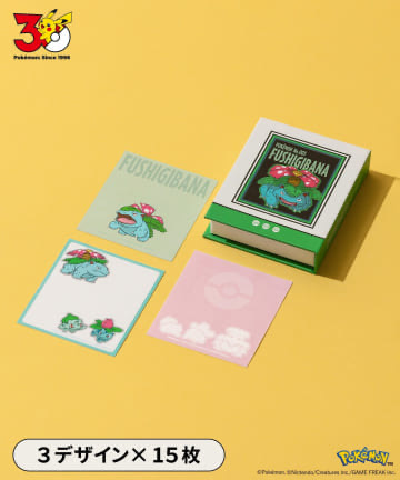 ✨連線商品需補運費✨日本 3COINS x Pokemon 30週年 文具小物 (書本型Memo紙/便利貼)