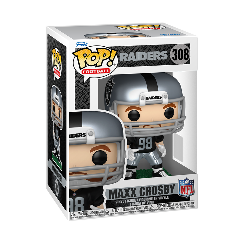 📦訂購 美國代購 Funko POP! NFL Maxx Crosby Figure 拉斯維加斯突襲者 模型