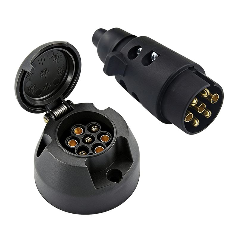 歐式7芯塑料插頭插座  UB0285