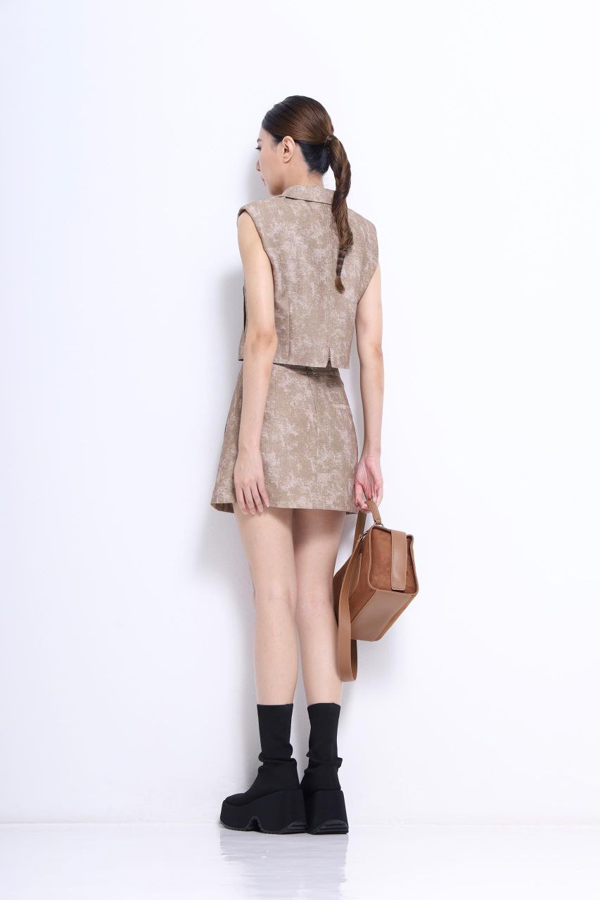 印花翻领上衣 2661