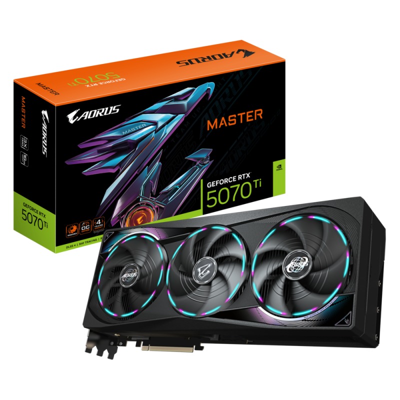 Gigabyte AORUS GeForce RTX 5070 Ti MASTER 16G GDDR7