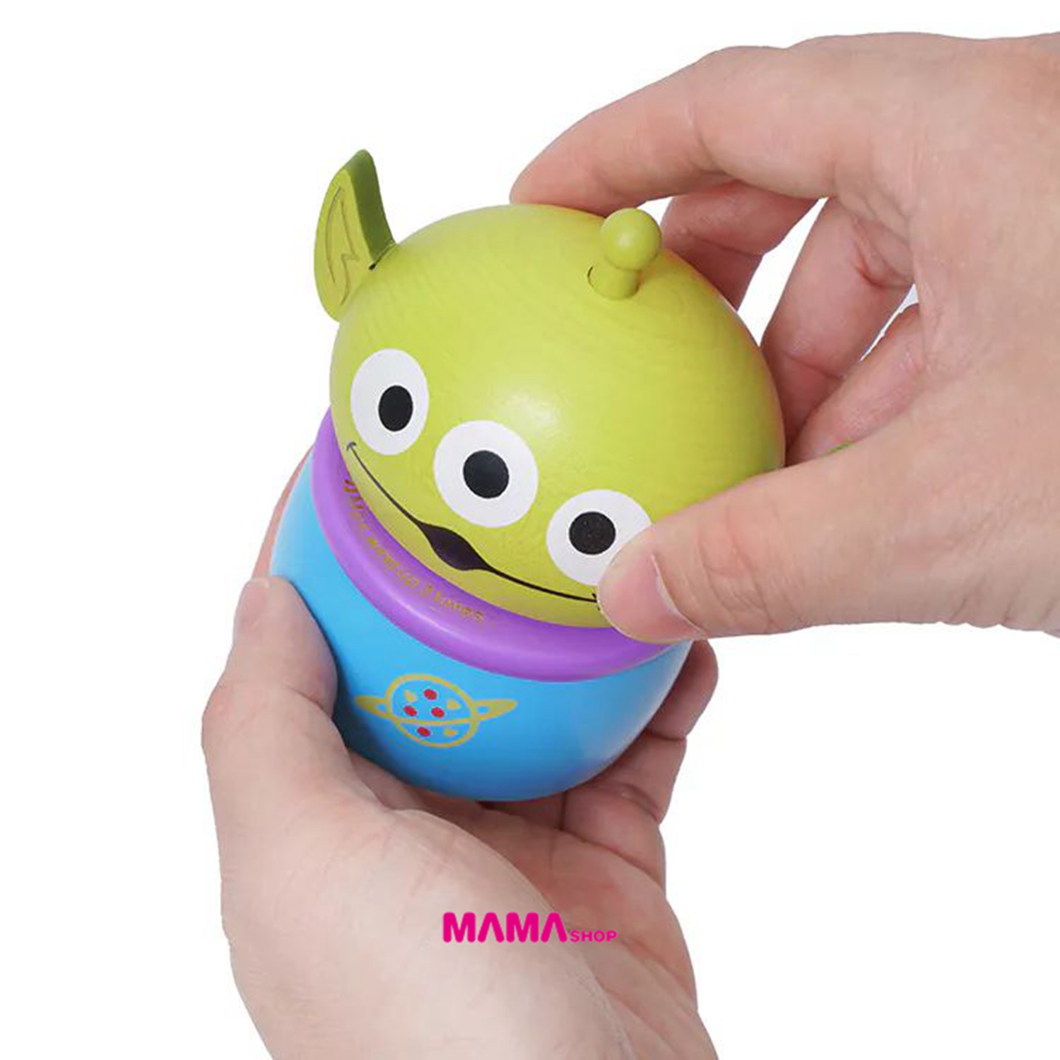 台灣直送迪士尼三眼仔頭轉音樂盒