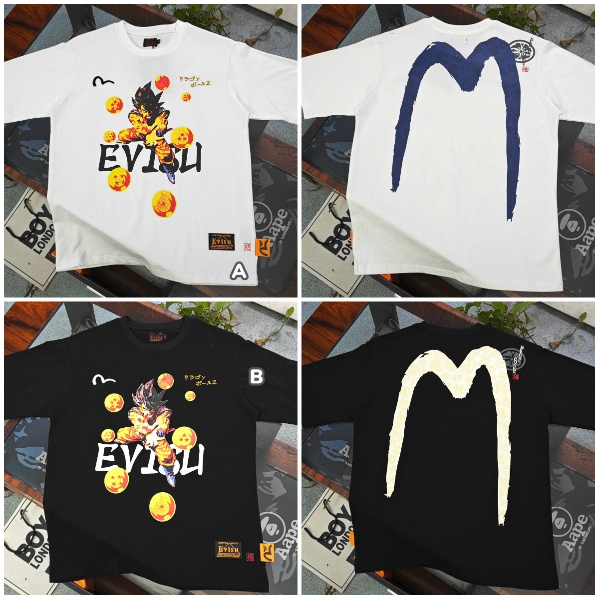 日本🇯🇵 EVISU x Dragon Ball 主題印花短袖Tee