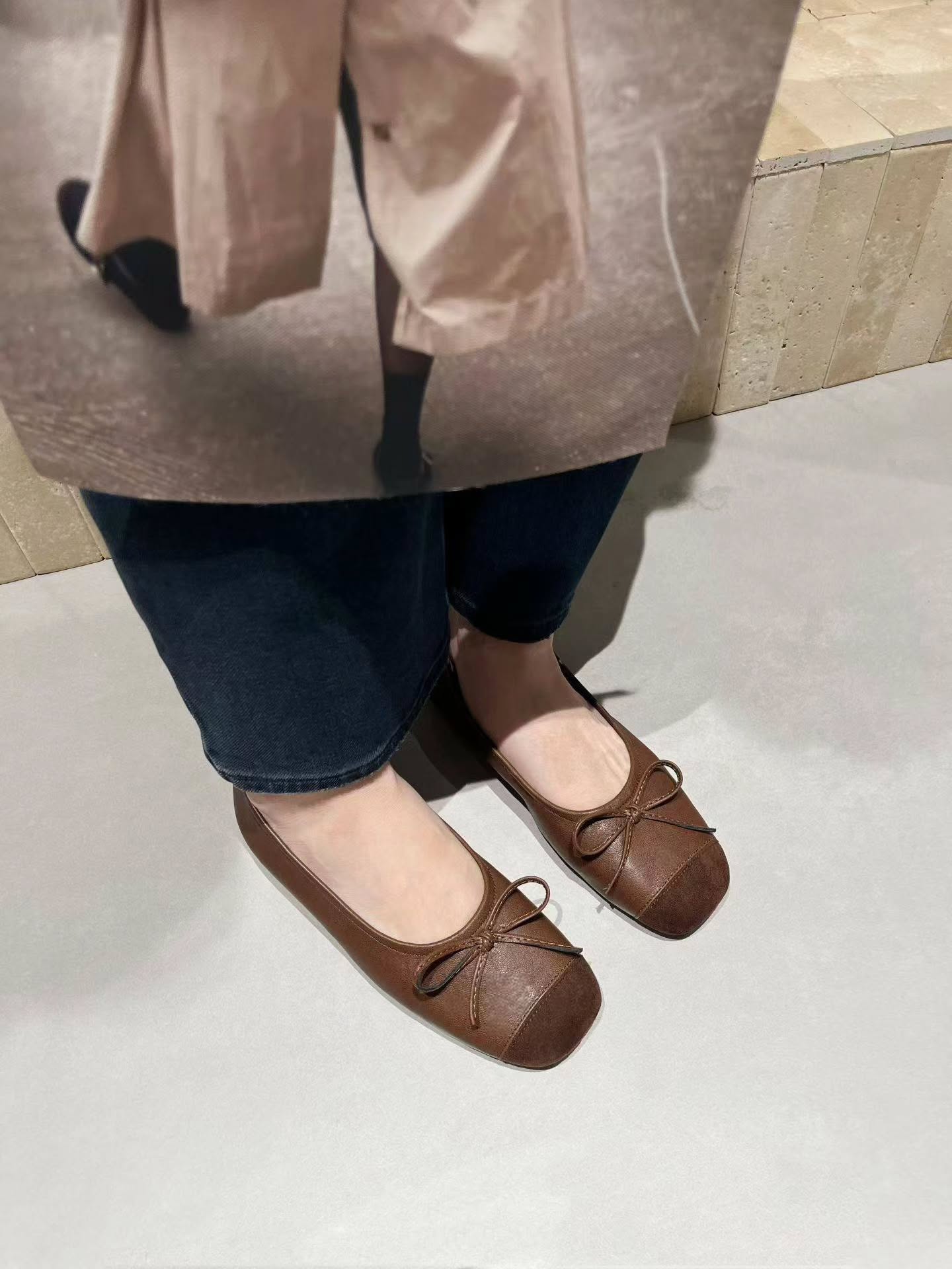 6638-111 法式蝴蝶结平底鞋 🇨🇳
