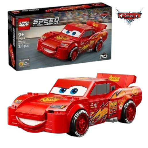LEGO Speed Champions Cars閃電麥坤拼裝積木 賽車模型 Lightning McQueen 玩具