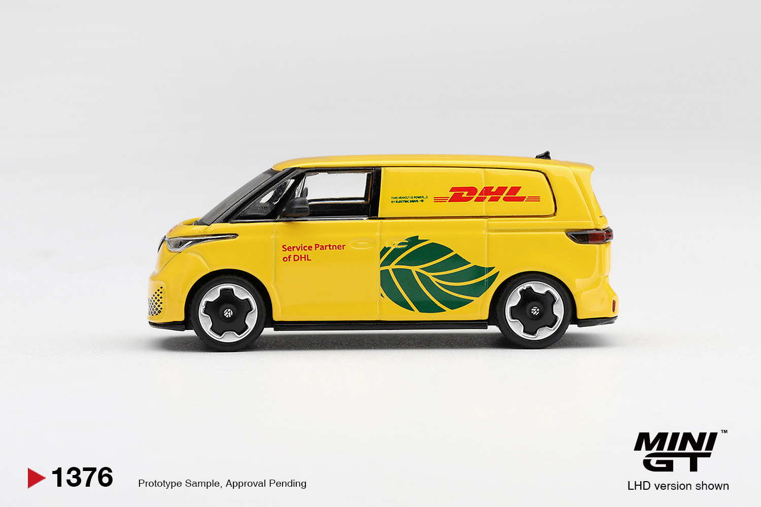 Pre Order - MINI GT ( MGT01376-L ) DHL Express Volkswagen ID.Buzz DHL Electric / MINIGT 預訂優惠價 Pre-Order Price: HK$89