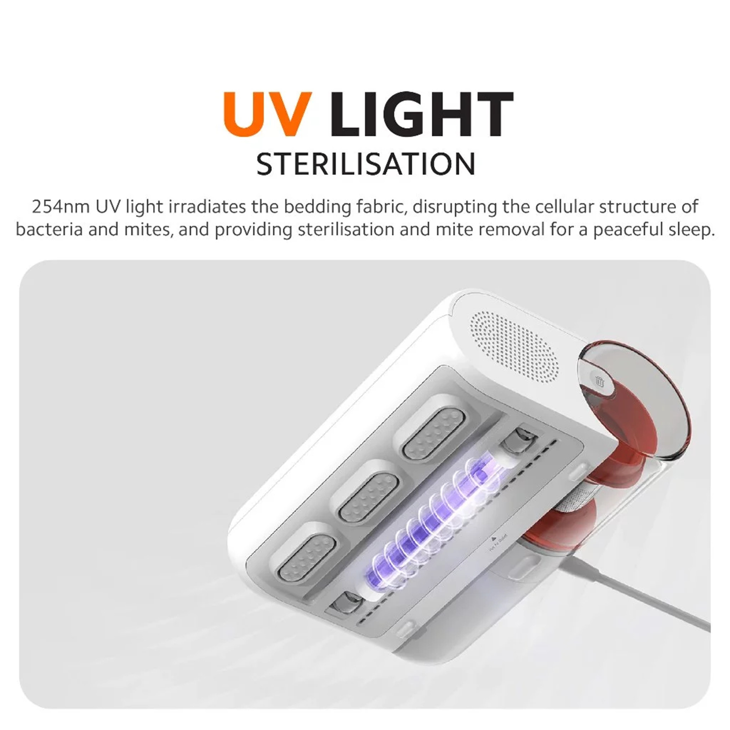 Xiaomi 12kPa Dust Mite Vacuum Cleaner UV-C (BHR8277GB)