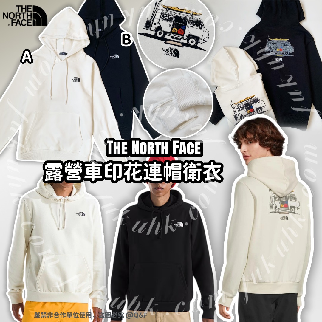 The North Face 露營車印花連帽衛衣 