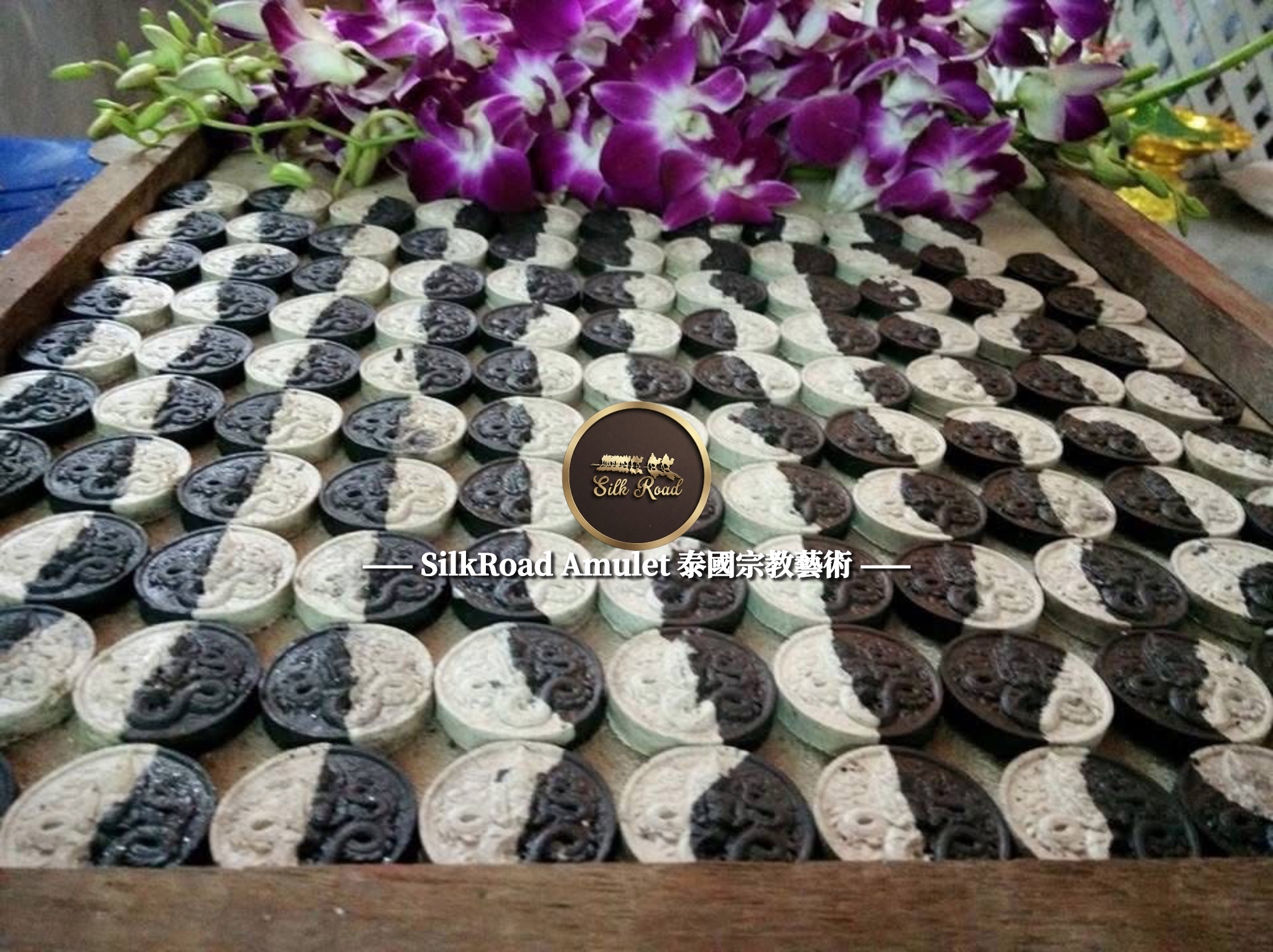 龍婆壯  佛曆2558  拉胡天神賜予財富｜藍叻純金、銀符管特別版本｜僅製108尊｜附原裝廟盒｜光學級高透防水殼