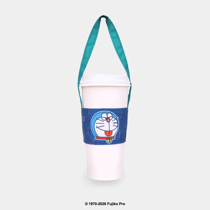 [訂購] 多啦A夢飲品杯套 杯袋 （全角色大集合) 旅行
