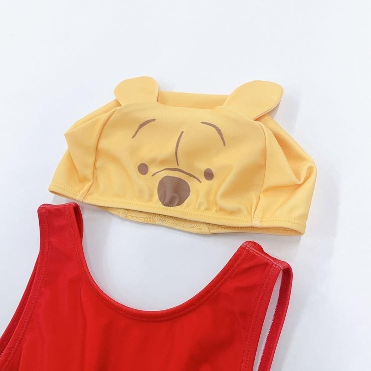 🇯🇵限時預訂 日本直送🇯🇵小熊維尼造型連身泳衣帽子套裝