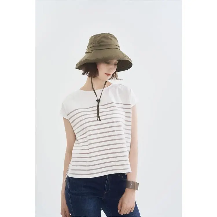 現貨🌸日本直送 |日本 360° 通風 |抗UV |吸水速乾 | 撥水加工防曬帽/太陽帽/漁夫帽 （Greige）