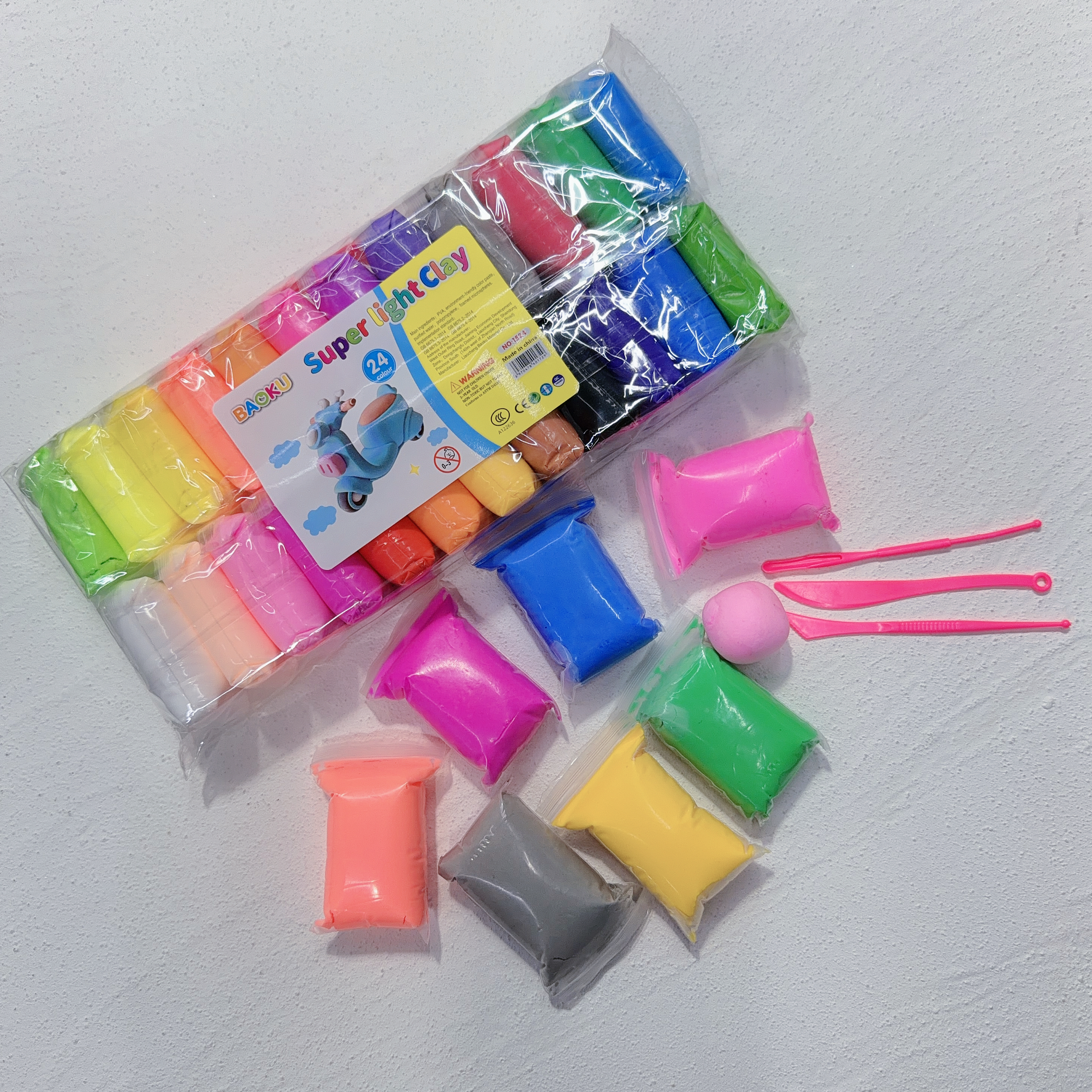 超輕黏土組 (24色) / Super Light Clay Set (24 colors)