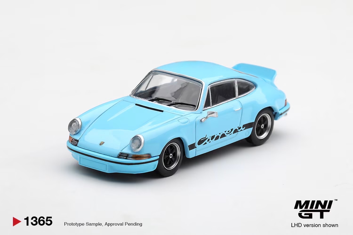 (預訂 Pre Order) Mini GT ( MGT01365-R ) Porsche 911 Carrera RS 2.7 Gulf Blue with Black Livery