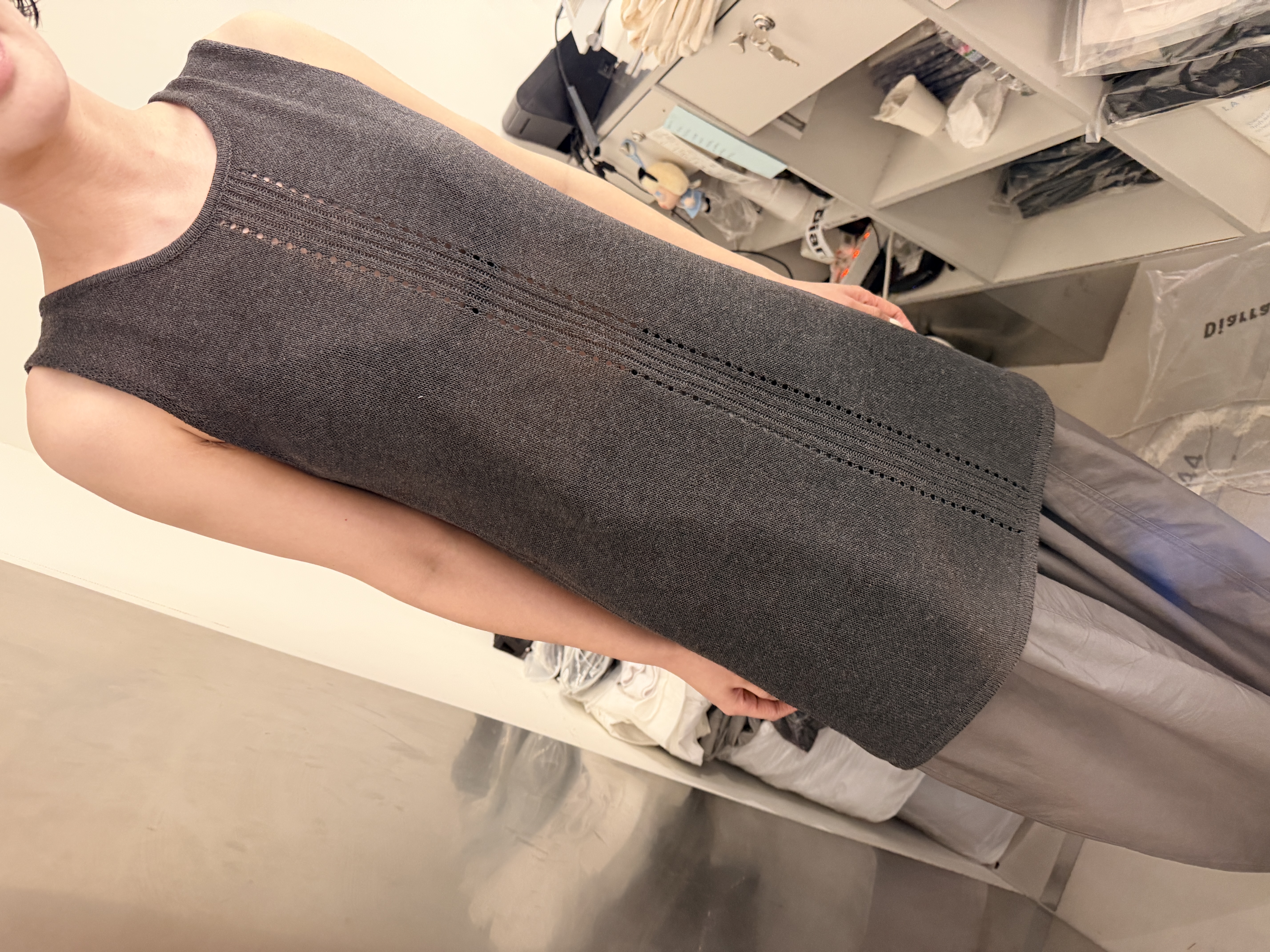Knit vest dress