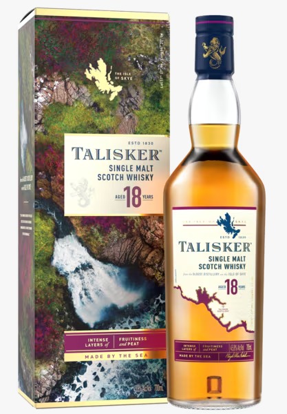 泰斯卡 18年單一麥芽蘇格蘭威士忌 Talisker 18 Year Old Single Malt Scotch Whisky 45.8% 700ml
