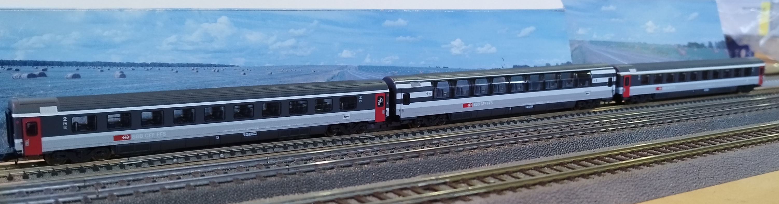 Minitrix SBB SRm EuroCity Panorama Car