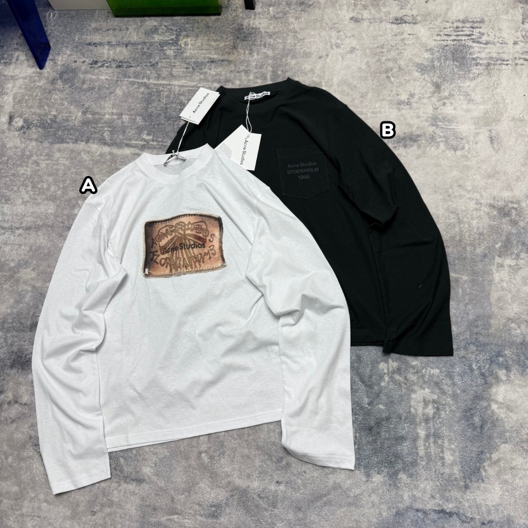 Acne Studios 標誌印花長袖Tee 
